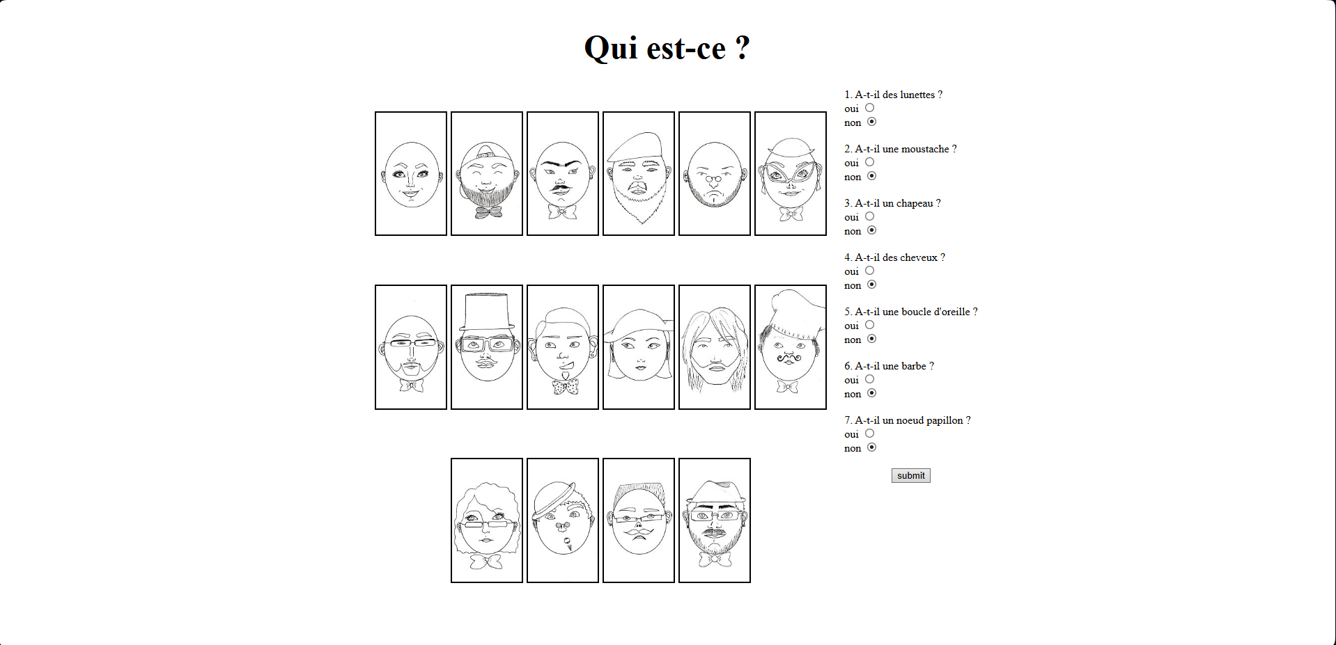 TP Qui-est-ce ?